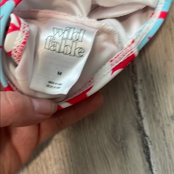 Floral Bikini Set in Red and Blue - Picture 9 of 11